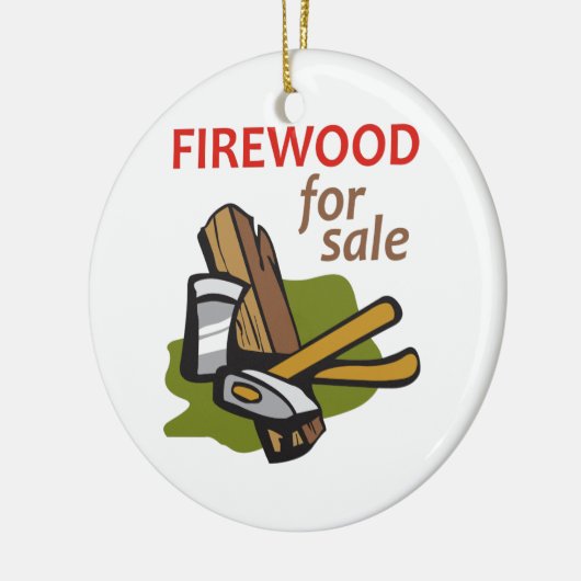 FIREWOOD VOOR VERKOOP KERAMISCH ORNAMENT (Links)