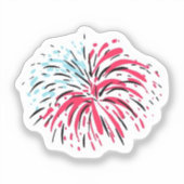 Firework Classic Sticker (Voorkant)