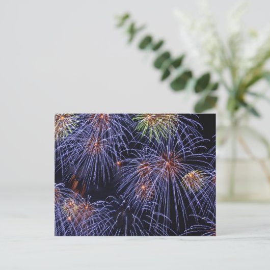 Firework Finale Briefkaart (Staand voorkant)