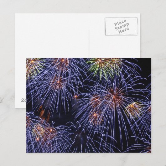 Firework Finale Briefkaart (Voorkant / Achterkant)