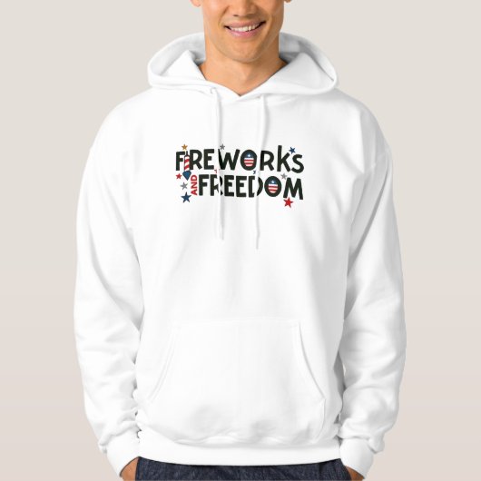 Firework Freedom Hoodies 🇺🇸✨ (Voorkant)