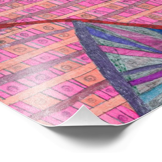 Firework Hands Print Foto Afdruk (Hoek)