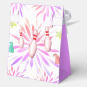 Firework Strike Up Bowling Sport Party Baby Shower Bedankdoosjes (Achterkant)