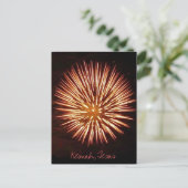 Fireworks1c-briefkaart - aangepast briefkaart (Staand voorkant)