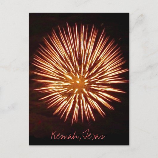 Fireworks1c-briefkaart - aangepast briefkaart (Voorkant)