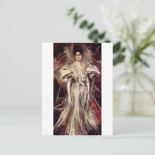 Fireworks (1890) van Giovanni Boldini Briefkaart (Staand voorkant)