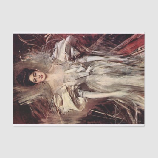 Fireworks (1890) van Giovanni Boldini Tissuepapier (Voorkant)