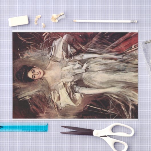 Fireworks (1890) van Giovanni Boldini Tissuepapier (Craft)