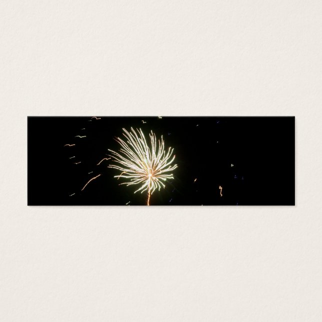 Fireworks 1-Bladwijzer Mini Visitekaartjes (Voorkant)
