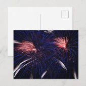Fireworks #1 briefkaart (Voorkant / Achterkant)