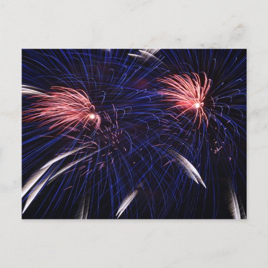 Fireworks #1 briefkaart (Voorkant)