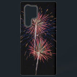 Fireworks 1 samsung galaxy hoesje<br><div class="desc">Verlicht je telefoon met rood,  wit en blauw vuurwerk.</div>