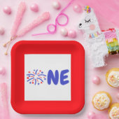 Fireworks 1st Birthday Paper Bord (Feest)