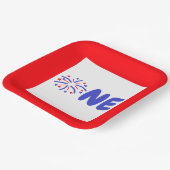 Fireworks 1st Birthday Paper Bord (Gebogen)
