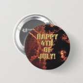 Fireworks 20 4th of July knop Ronde Button 5,7 Cm (Voorkant /achterkant)