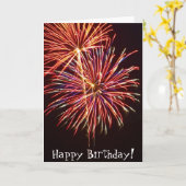 Fireworks 2 kaart (Gele Bloem)