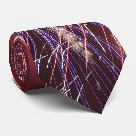 Fireworks 2-Stropdas Stropdas (Opgerold)
