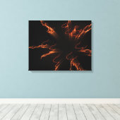 Fireworks 3 canvas afdruk (Insitu (Houten vloer))