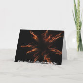 Fireworks 3 feestdagen kaart (Achterkant)