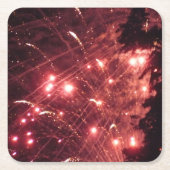 Fireworks 3-onderzetters op papier kartonnen onderzetters (Voorkant)