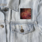 Fireworks 3 vierkante button 5,1 cm (In situ)