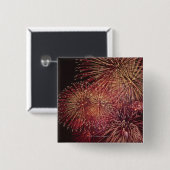 Fireworks 3 vierkante button 5,1 cm (Voorkant /achterkant)