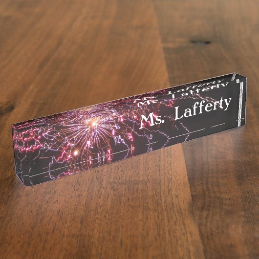 Fireworks 4 Alle Naambordje (Zijkant)