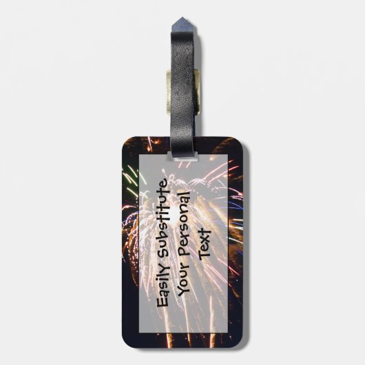 Fireworks 5 Easy ID Personal Bagagelabel (Achterkant verticaal)