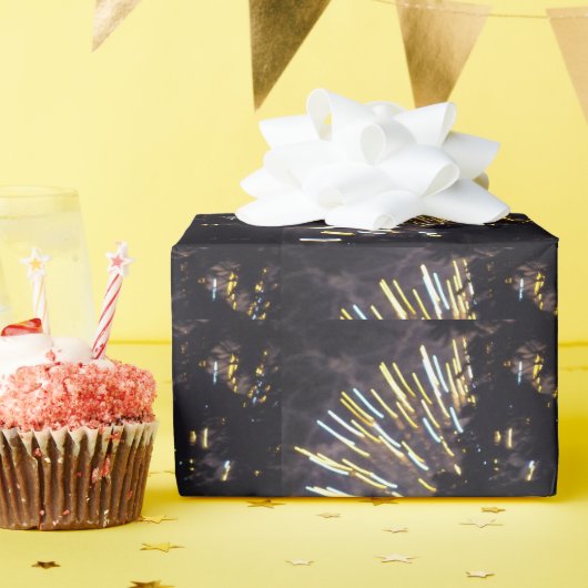 Fireworks 6 matte inpakpapier (Verjaardagsfeest)