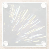 Fireworks 6-onderzetter glazen onderzetter (Achterkant)