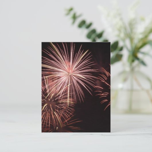 Fireworks 8 briefkaart (Staand voorkant)