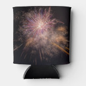 Fireworks aangepaste monogram-koelbox blikjeskoeler (Voorkant)