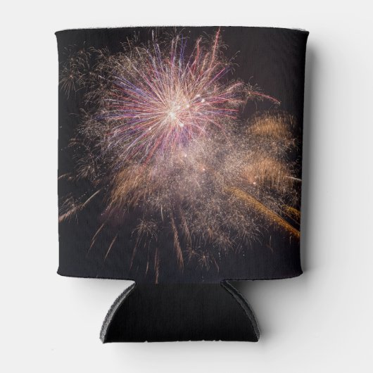 Fireworks aangepaste monogram-koelbox blikjeskoeler (Voorkant)