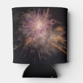 Fireworks aangepaste monogram-koelbox blikjeskoeler (Achterkant)