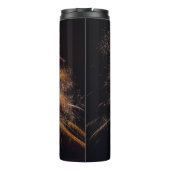 Fireworks aangepaste monogram tumbler thermosbeker (Achterkant)