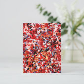 FIREWORKS ~ (abstract kunstontwerp) ~ Briefkaart (Staand voorkant)