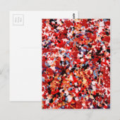 FIREWORKS ~ (abstract kunstontwerp) ~ Briefkaart (Voorkant / Achterkant)