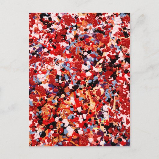FIREWORKS ~ (abstract kunstontwerp) ~ Briefkaart (Voorkant)