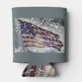 Fireworks-achtergrond Blikjeskoeler (Achterkant)