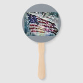 Fireworks-achtergrond Handwaaier (Voorkant)