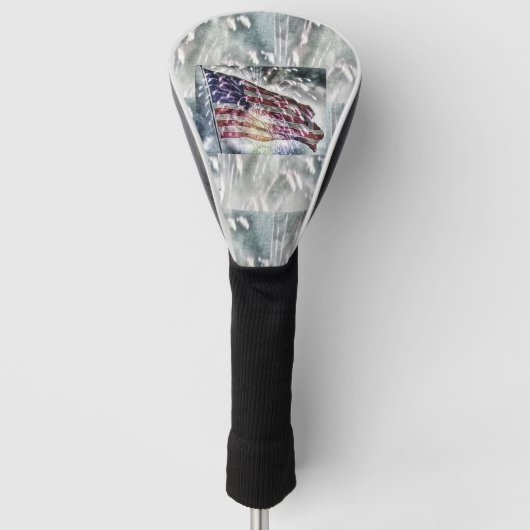 Fireworks Achtergrond II Golfheadcover (Voorkant)