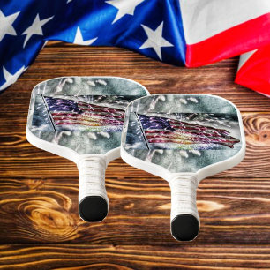 Fireworks Achtergrond II Pickleball Paddle
