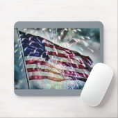 Fireworks-achtergrond Muismat (Met muis)