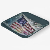 Fireworks-achtergrond Papieren Bordje (Gebogen)