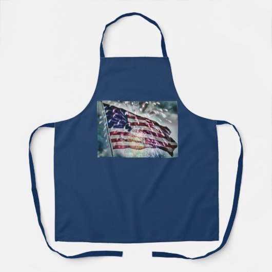 Fireworks-achtergrond Schort (Voorkant)