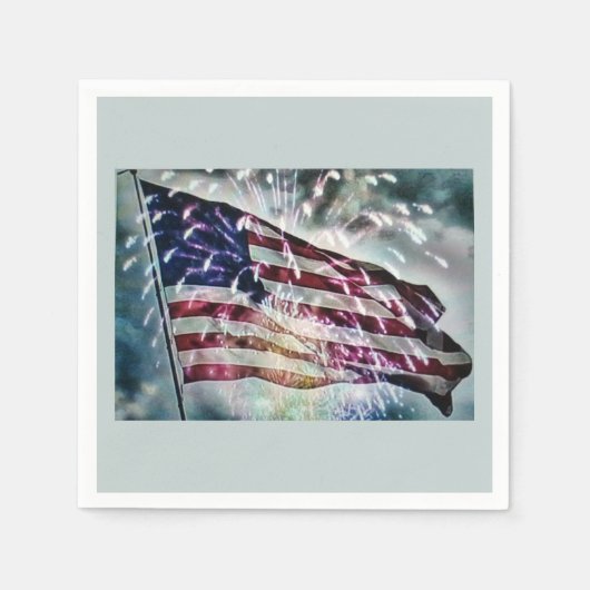 Fireworks-achtergrond Servet (Voorkant)