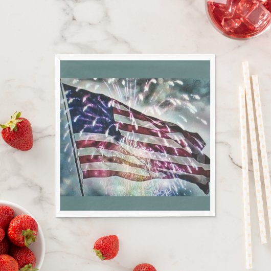 Fireworks-achtergrond Servet (Insitu)