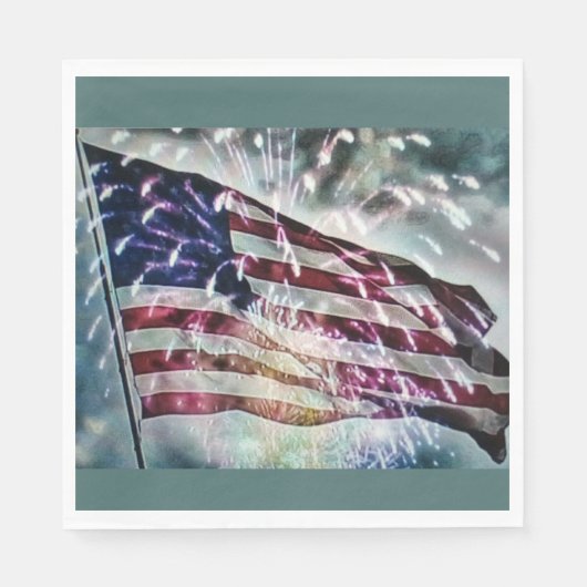 Fireworks-achtergrond Servet (Voorkant)