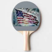 Fireworks-achtergrond Tafeltennisbatje (Voorkant)