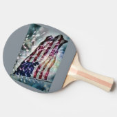 Fireworks-achtergrond Tafeltennisbatje (Zijkant)